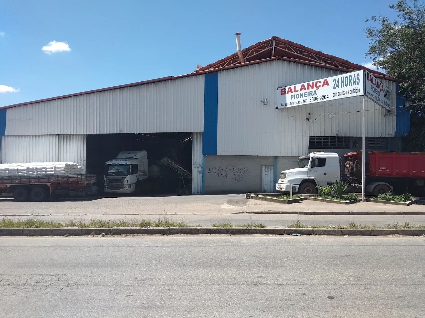 Balança Pioneira em Contagem, local da primeira pesagem
